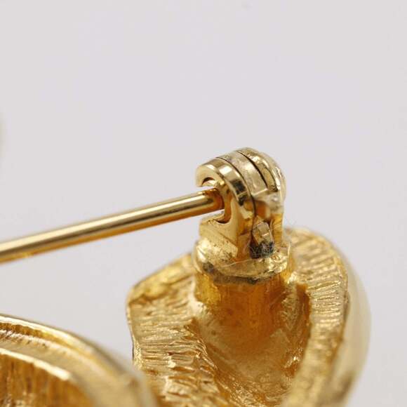 Chanel Saturn Brooch CHANEL Gold Logo Brooch CHANEL Gold Logo Brooch
